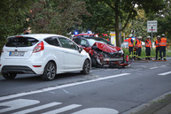 Foto: Dominik Scholz - Einsatz: Verkehrsunfall mit Drehleiter (14.08.2023)