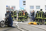 Bild: Uwe Miserius - Einsatz: Drei Verletzte durch Wohnungsbrand (06.04.2013)
