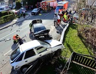 Bild: Uwe Miserius - Einsatz: Verkehrsunfall fordert zwei Verletzte (14.04.2013)