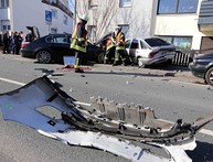 Bild: Uwe Miserius - Einsatz: Verkehrsunfall fordert zwei Verletzte (14.04.2013)