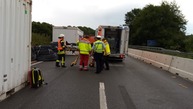 Foto: Feuerwehr - Einsatz: Unfälle auf Autobahnen (07.06.2019)