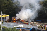 Foto: Uwe Miserius - Einsatz: Brand in einem Recyclingunternehmen (20.07.2021)